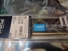 Crucial 8GB DDR5-4800 UDIMM CL40 288-Pin RAM CT8G48C40U5.M4A1