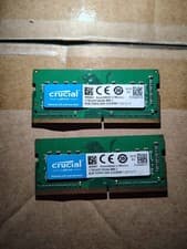 Crucial CT8G4SFS824A 8GB X 2 DDR4-2400 (PC4-19200) Laptop SODIMM Memory Modules