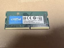 Crucial 8GB DDR4-2400 SODIMM Laptop RAM PC4-19200 CT8G4SFS824A.M8FE