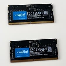 Crucial 16GB(8GB*2) DDR5 RAM 5600MHz  Laptop Memory 5600 SODIMM CT8G56C46S5