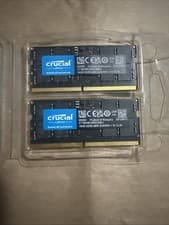32GB (2x16GB) Crucial 4800mhz CT16G48C40S5.M8A1 DDR5 SO-DIMM Laptop 262-pin RAM