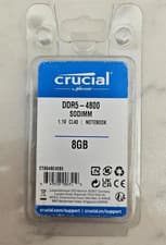 Crucial 8GB DDR5-4800 SO-DIMM Single Module Laptop Memory PC5-38400 RAM - Tested