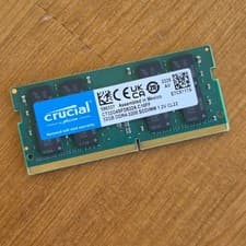 32GB Crucial DDR4 PC4-3200 Laptop Memory RAM 260 SODIMM 3200AA CT32G4SFD832A