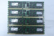 LOT OF 4 16GB KINGSTON 2RX4 PC3-12800 DDR3-1600 KVR16R11D4K4/64 SERVER RAM    T7