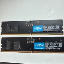 16GB 2x8GB Pair Crucial Micron DDR5-4800 RAM Memory UDIMM Desktop CT8G48C40U5