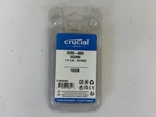 Crucial 16GB 1x16GB DDR5 4800 CL40 SODIMM Laptop RAM Memory CT16G48C40S5