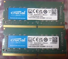 OEM Crucial DDR4-3200 SO-DIMM DDR4 SDRAM 32GB 2 Modules Memory CT2K16G4SFRA32A