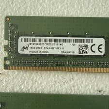 1x Micron 16GB 2Rx8 PC4-2400T-RE1-11 Server Memory Ram MTA18ASF2G72PDZ RDIMM