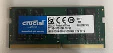 Crucial 16GB DDR4-2666 SO-DIMM Laptop Memory CT16G4SFD8266 PC4-21300 Tested
