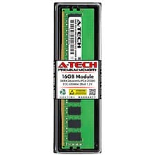 16GB PC4-21300E ECC UDIMM (Replacement for Micron MTA18ADF2G72AZ-2G6) Memory RAM