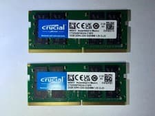 Crucial 64GB DDR4-3200 Laptop RAM (2x32GB) SODIMM PC4-25600 (CT2K32G4SFD832A)