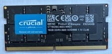 Crucial 16GB DDR5 RAM 262-Pin Laptop/Mini PC Memory 5600MHz SODIMM CT16G56C46S5