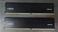 Crucial Pro 64GB Kit (2x32GB) DDR4 3200MHz C22 UDIMM Desktop Memory Kit