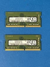 Lot of 2 SAMSUNG 8GB 1RX8 PC4-2666V-SA1-11-M471A1K43DB1-CTD-LAPTOP MEMORY