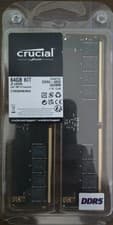 Crucial 64GB (2x32GB) DDR5-4800 UDIMM CL40 Desktop Memory XMP CT2K32G48C40U5