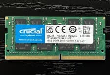 Crucial Micron 16GB DDR4 PC4-2400 CL19 SODIMM Memory RAM CT16G4SFD824A.C16FE