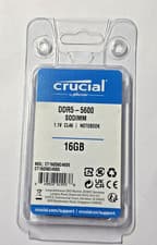 NEW Crucial DDR5-5600 SO-DIMM 16GB 1x16GB 262-Pin Laptop RAM CT16G56C46S5