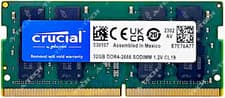 Crucial 32GB DDR4 2666 MHz SODIMM Laptop RAM CT32G4SFD8266 2Rx8 NEW OPEN BOX
