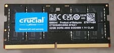 Crucial RAM 32GB DDR5 4800MHz SODIMM Laptop Memory (CT32G48C40S5)