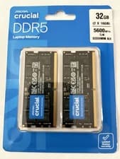 NEW CRUCIAL 32GB (2x16GB) DDR5 CL46 5600MHZ SODIMM LAPTOP RAM CT2K16G56C46S5