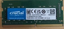 Crucial 16GB DDR4 3200MHz SODIMM Laptop RAM Memory CT16G4SFRA32A