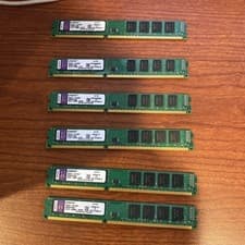 Kingston RAM 48GB  (6 x 8GB) PC3-12800 DDR3-1600 Memory KVR16N11/8 Low Profile