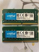 Crucial 8GB DDR4-2666 SODIMM Memory RAM Module (CT8G4SFS8266) (Lot of 2)
